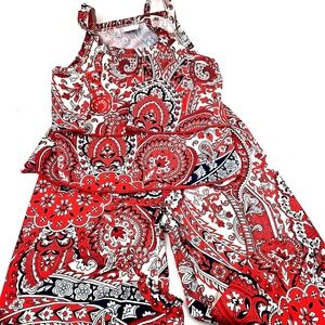 Baby Matching Outfit Set Size 18/24m Girls Tank Top Pants Toddlers 2pc Children